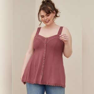 🌈 final price 🌈 Torrid lace tank